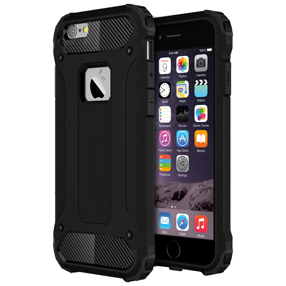Military Defender Shockproof Case  Apple iPhone 6s (Black)